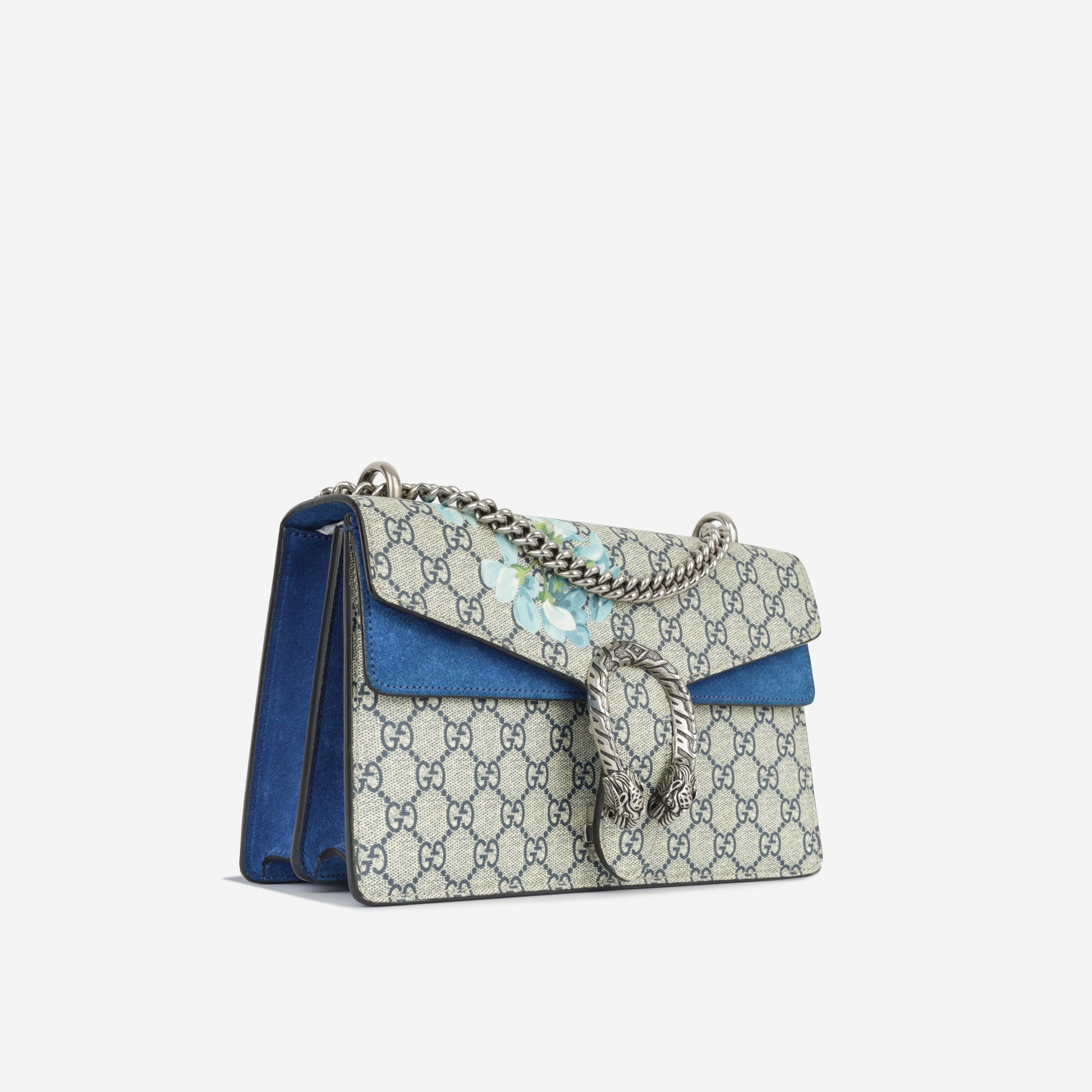 Gucci Dionysus Bloom Crossbody Bag Canvas Blue