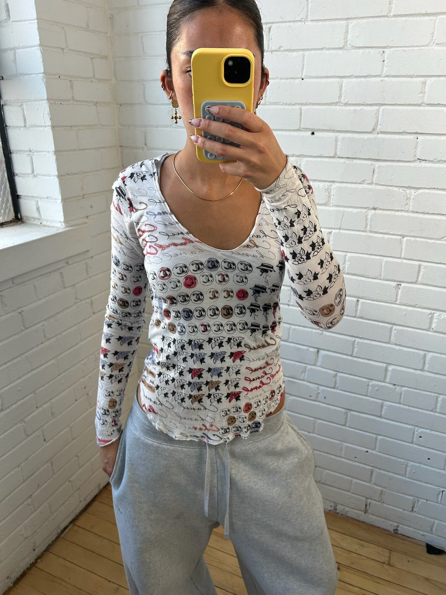 Chanel Logo Top - Women's 36 Accessory