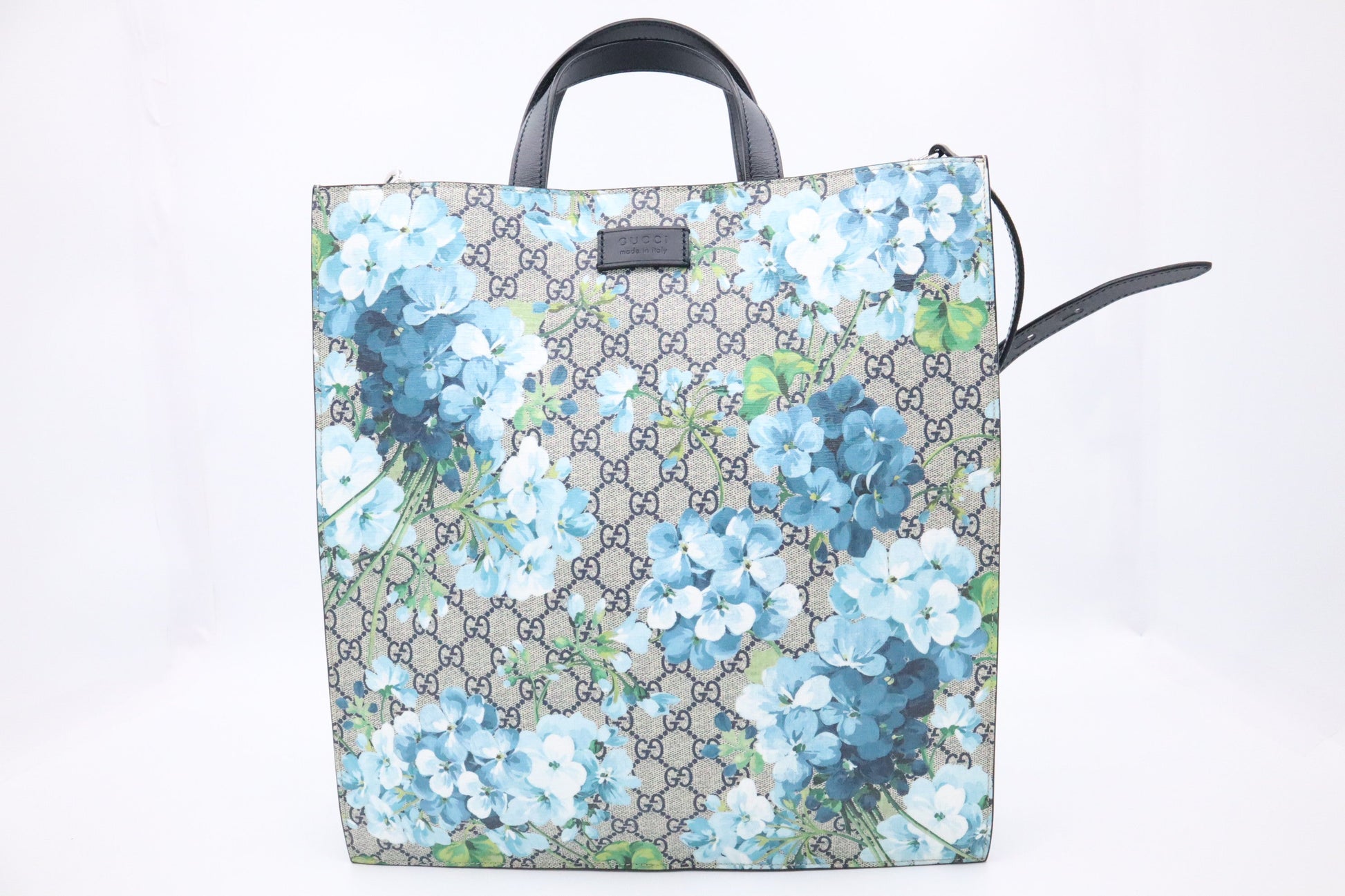 Gucci Blooms GG Canvas Blue Tote Bag