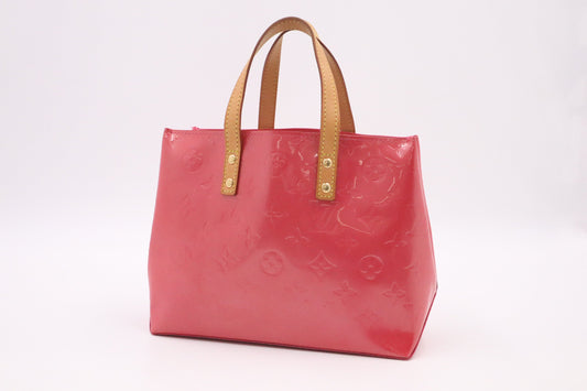 Louis Vuitton Reade Framboise PM Leather Vernis Handbag