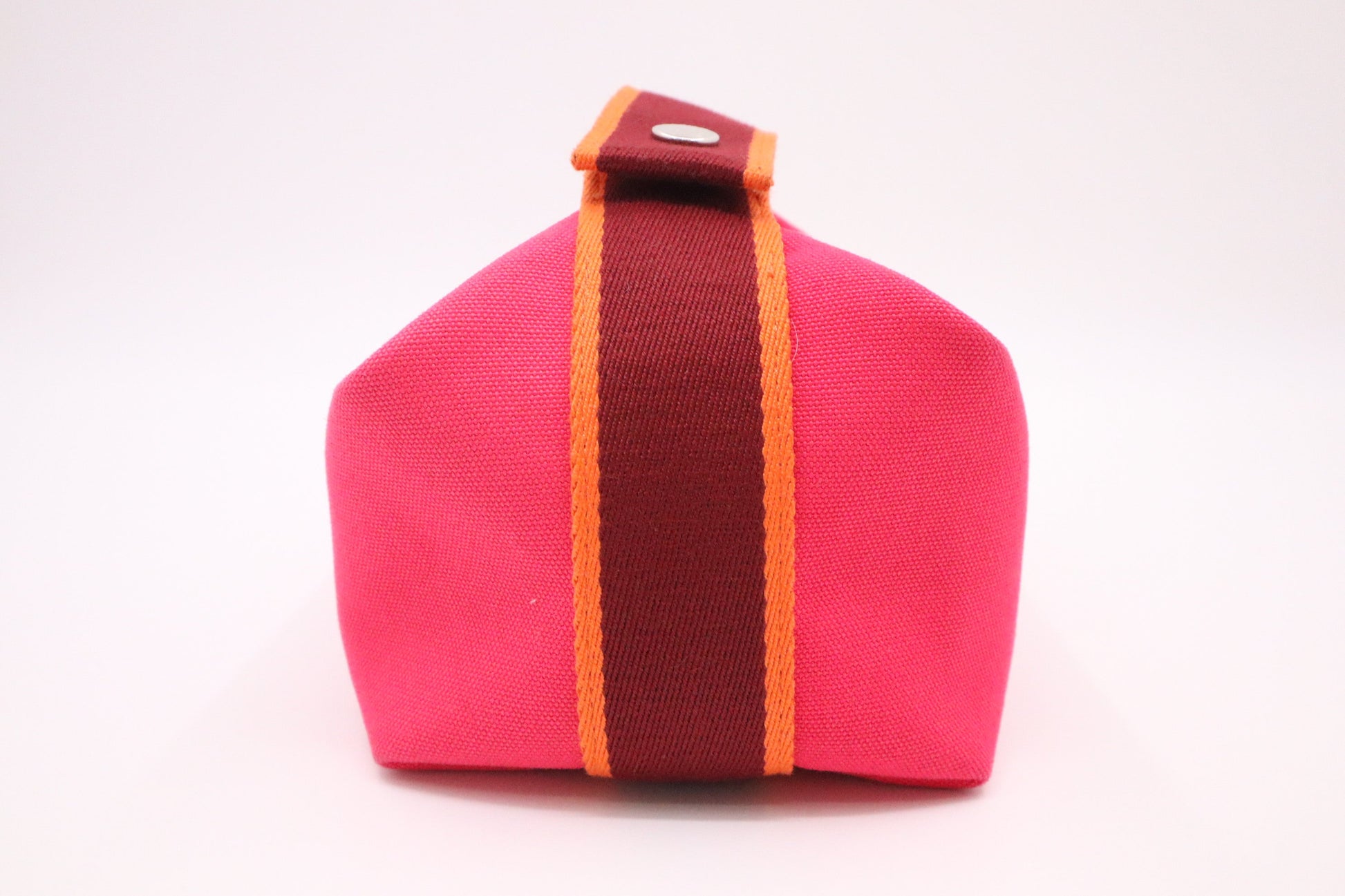 Hermes Bride A Brac Pm In Handbag Canvas Pink Travel Bag