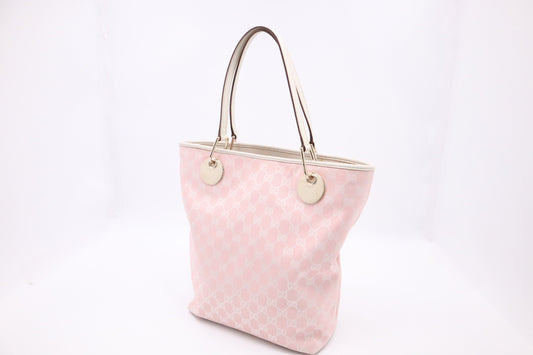 Gucci GG Canvas Pink Tote Bag