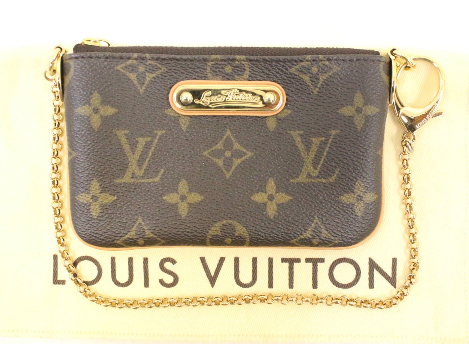 Louis Pochette Milla Pm Pouch Clutch Bag Canvas Monogram