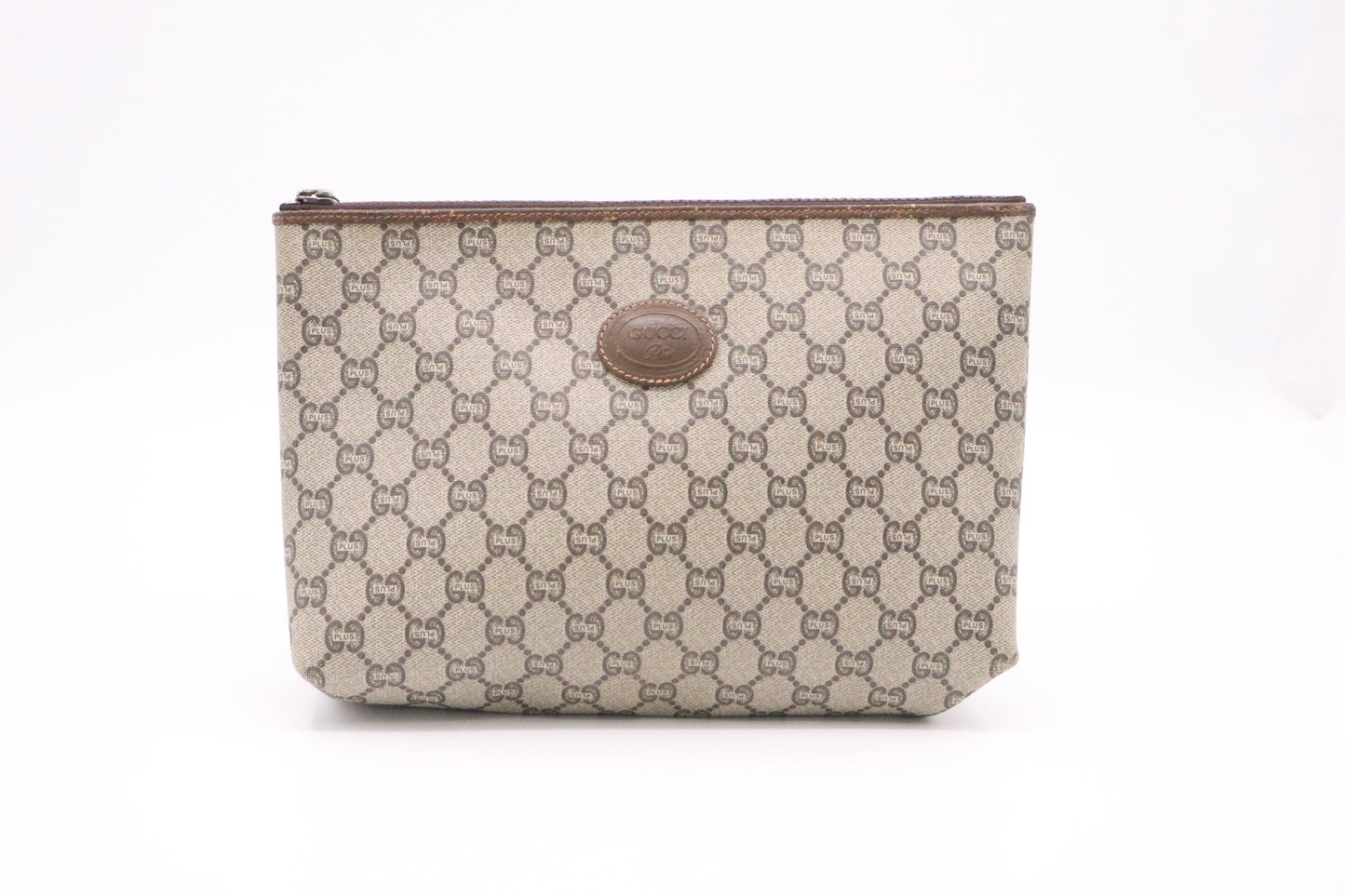 Gucci Plus GG Supreme Canvas Clutch Bag