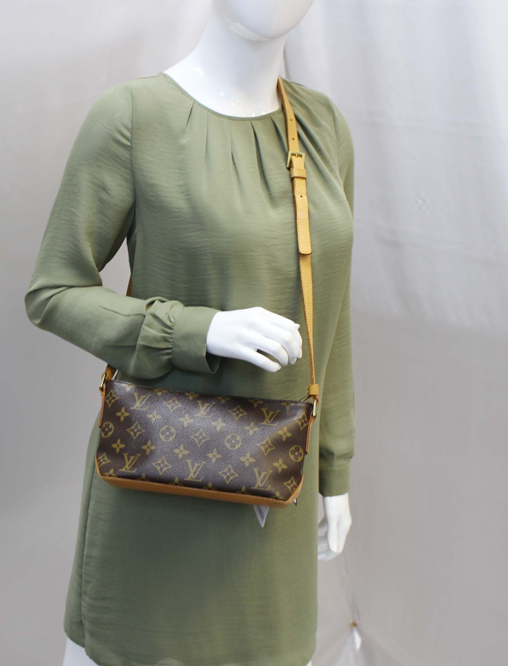 Louis Bagmonogram Trotteur Crossbody Canvas Crossbody Bag