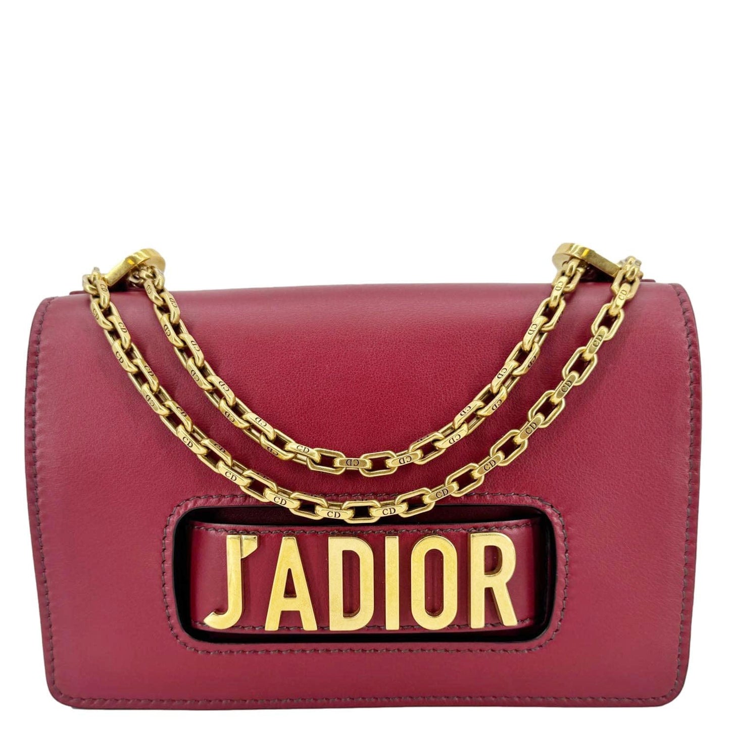 Dior Shoulder Bag J'A Leather Red Medium