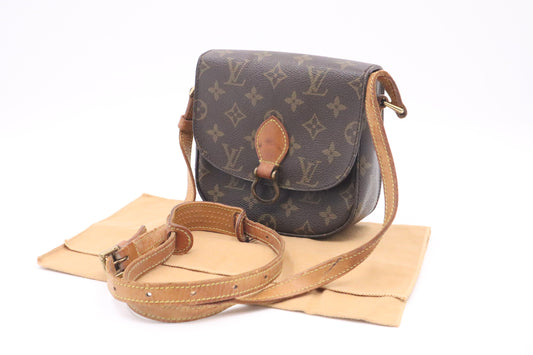 Louis Vuitton Saint Cloud Monogram PM Canvas Handbag