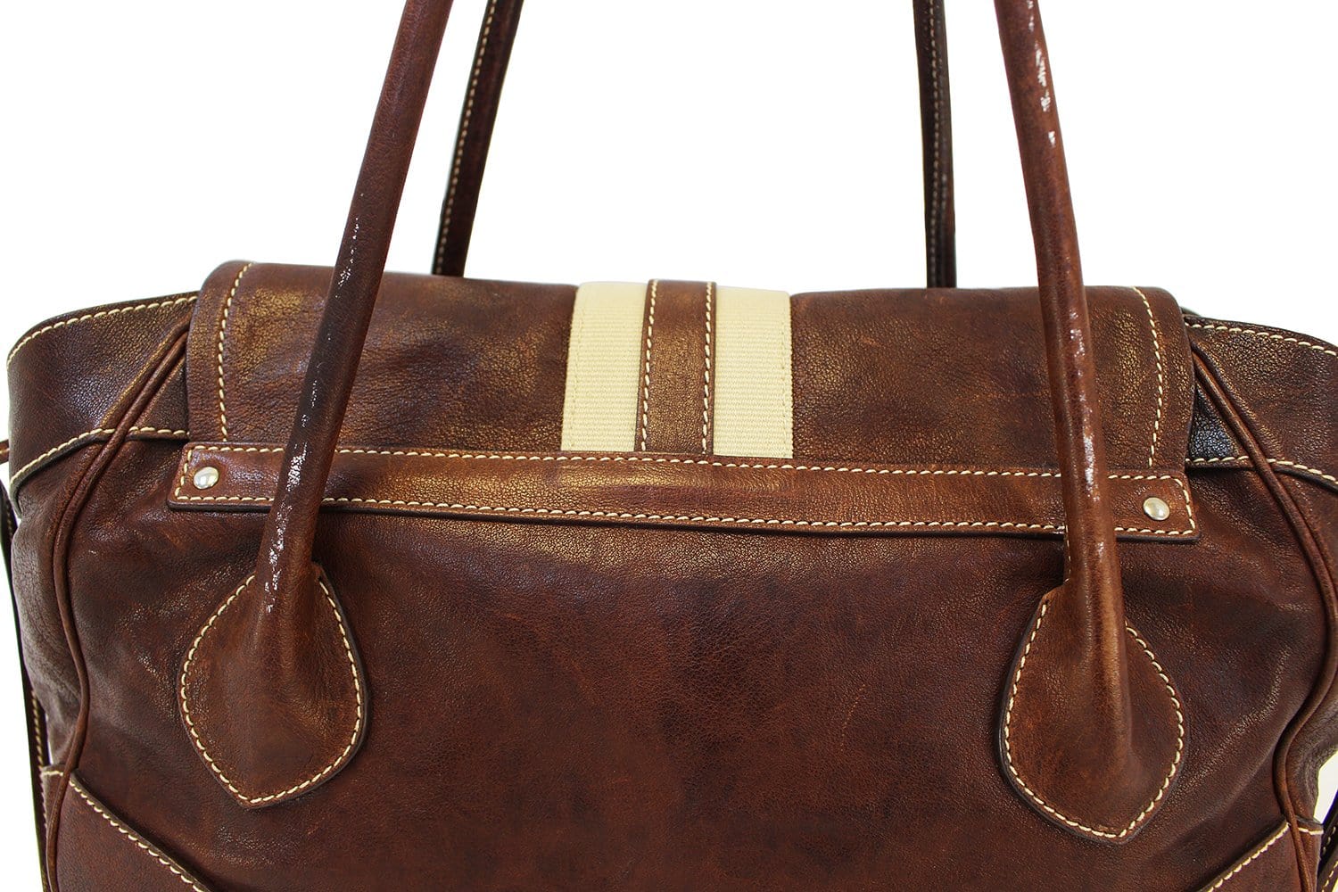 Prada Burgundy Shoulder Handbag Flap Shoulder Bag