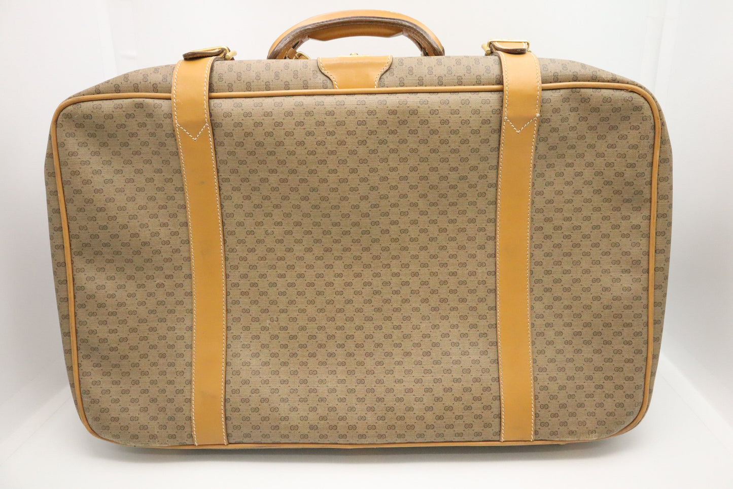 Gucci Suitcase Micro GG Canvas Handbag