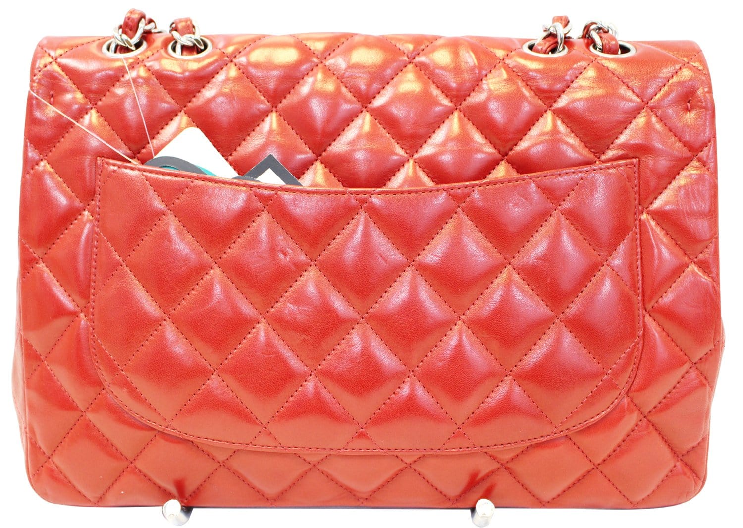 Chanel Classic Jumbo Double Flap Bag Leather Quilted Shoulder Bag