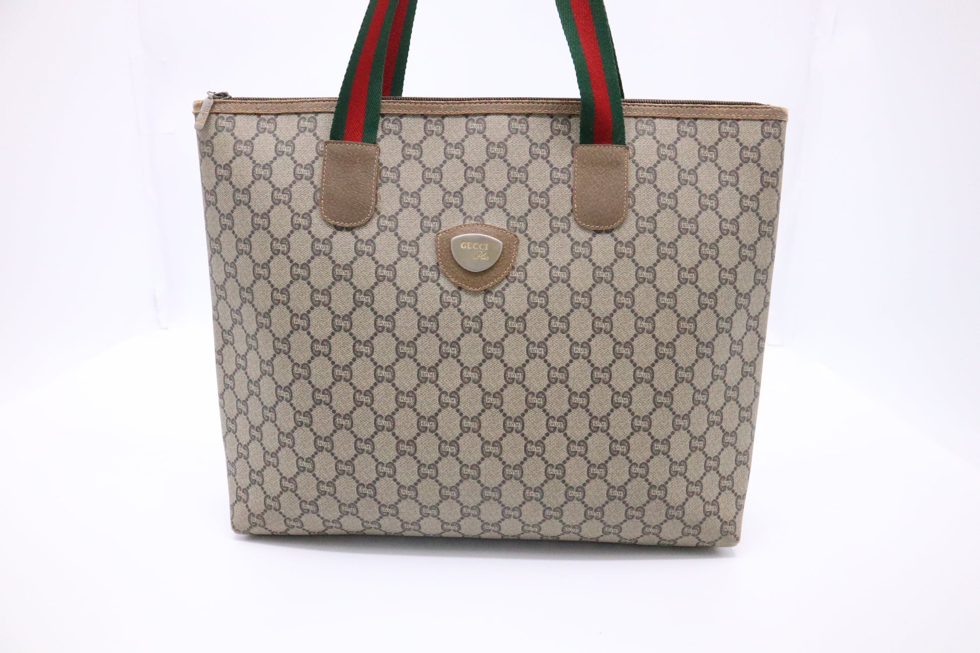 Gucci Plus Sherry Line GG Canvas Shoulder Bag
