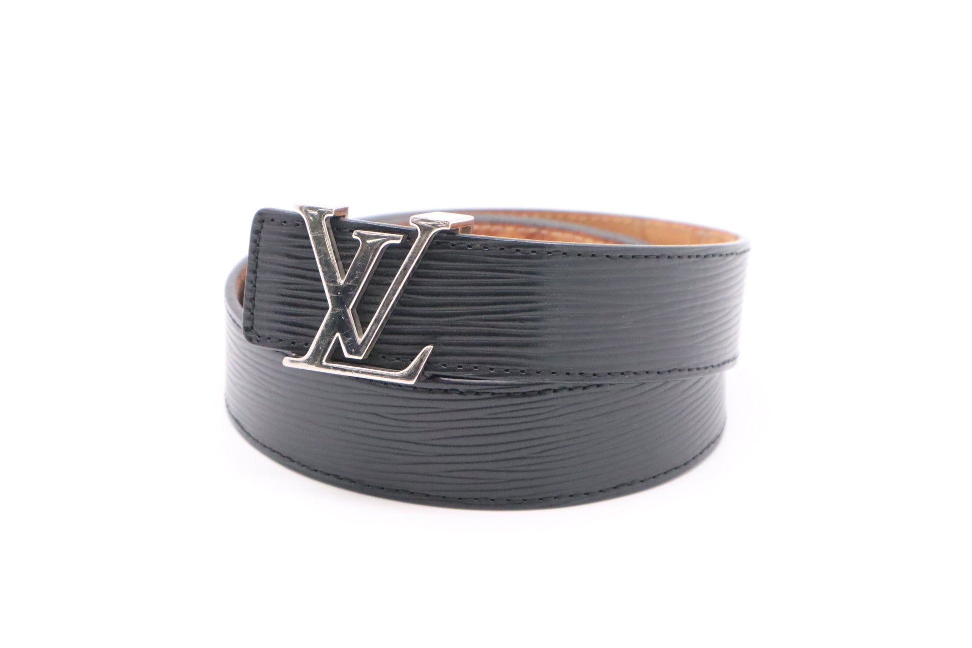 Louis Vuitton Belt Epi Leather Black