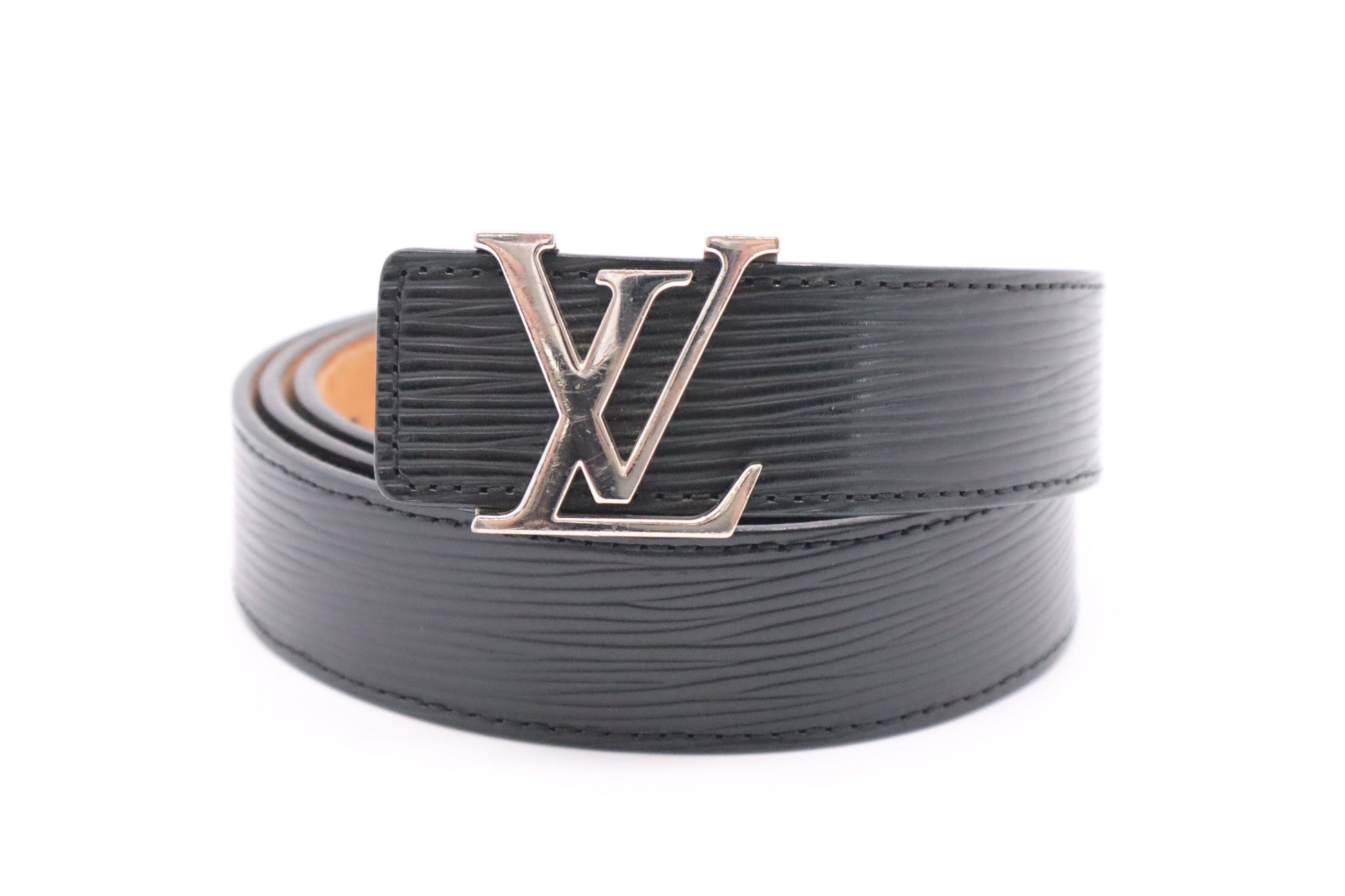 Louis Vuitton Belt Epi Leather Black