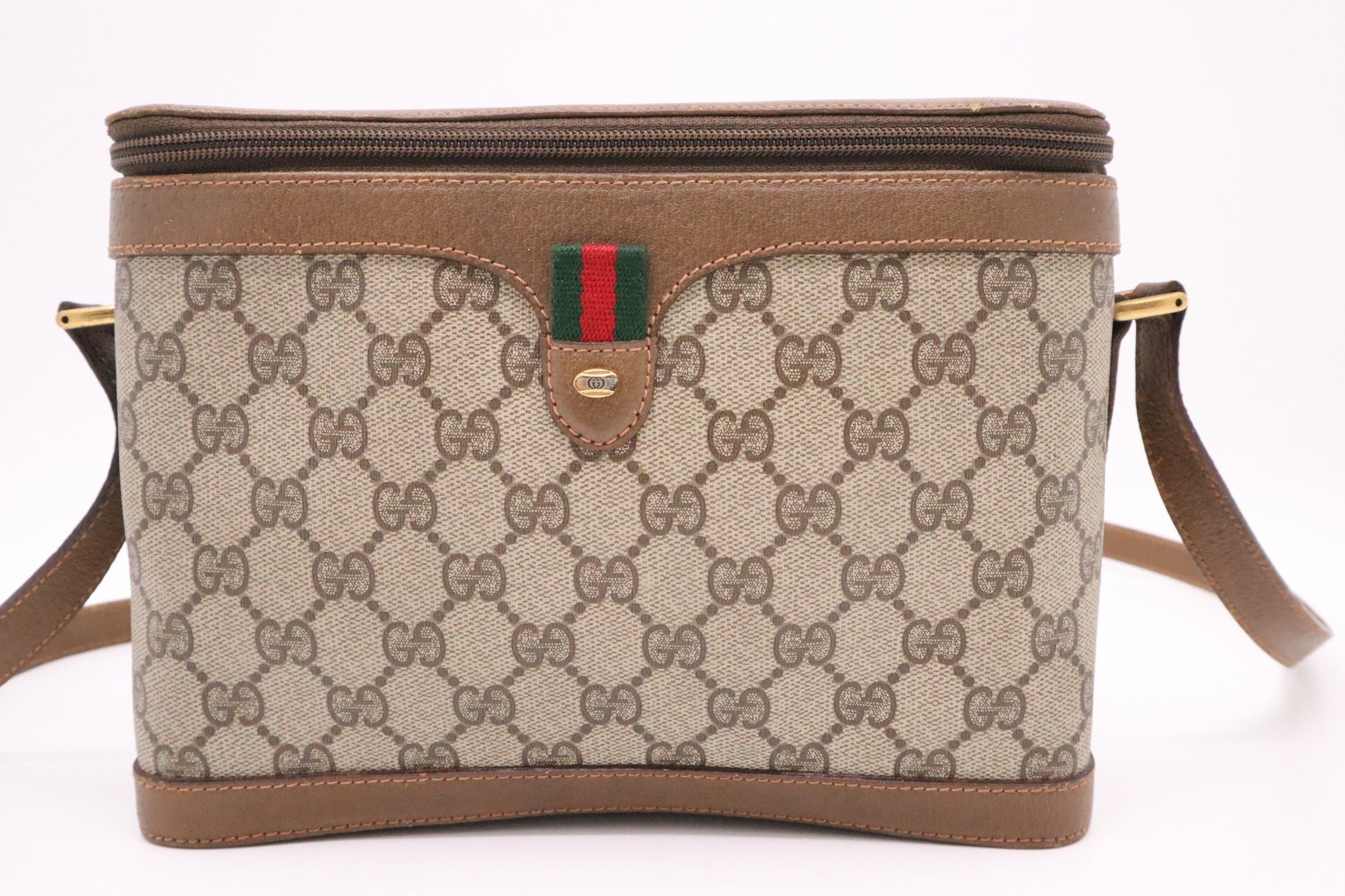 Gucci Vanity GG Supreme Canvas Crossbody Bag