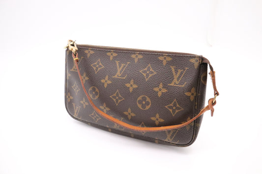 Louis Vuitton Pochette Accessoires Monogram Canvas Clutch Bag Monogram Canvas