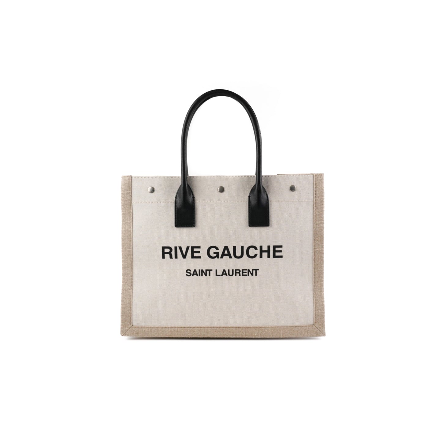 YSL Saint Laurent Rive Gauche Tote Bag Beige