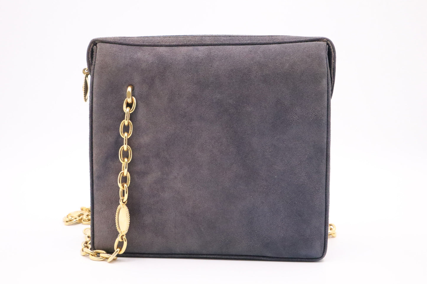 Dior Shoulder Bag In Suede Blue
