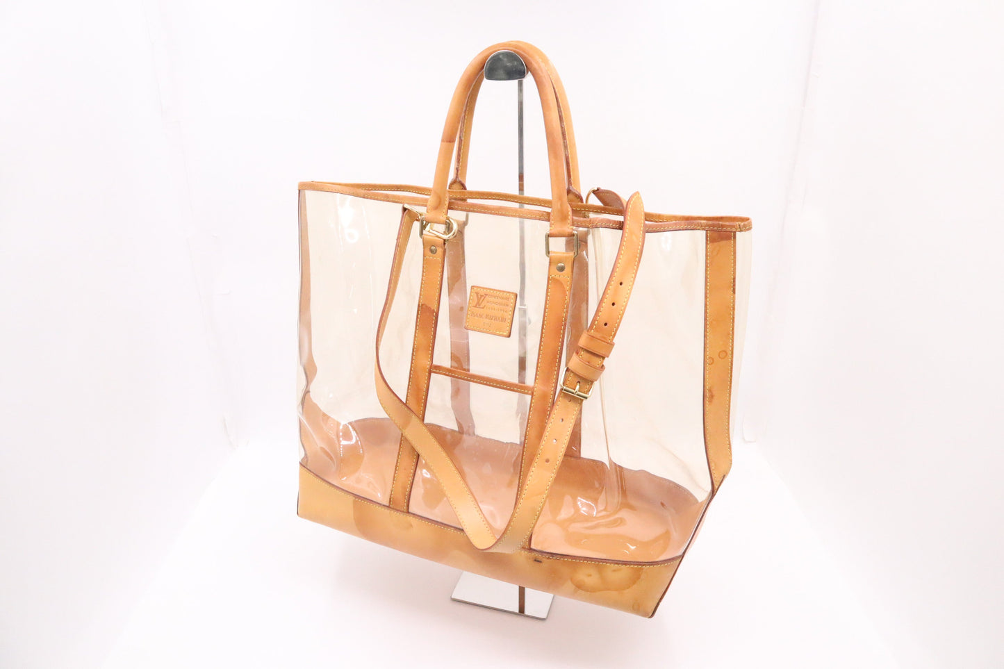 Louis Vuitton Isaac Mizrahi Clear Vinyl Leather Handbag