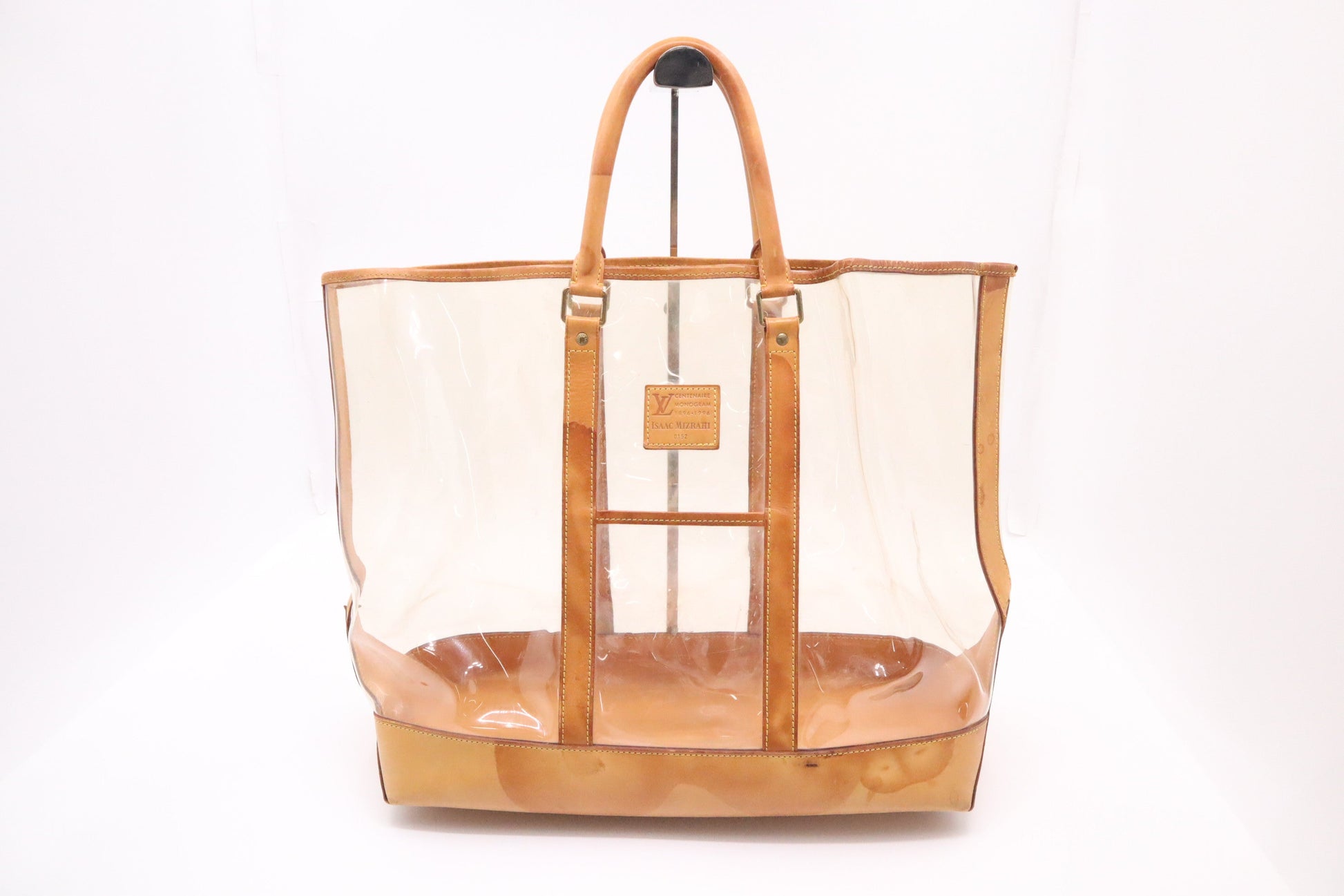 Louis Vuitton Isaac Mizrahi Clear Vinyl Leather Handbag