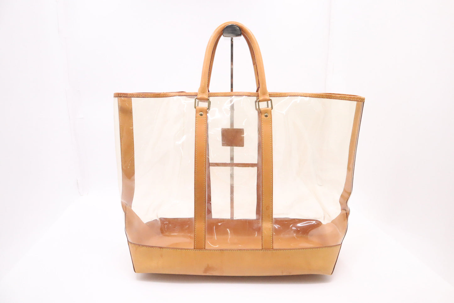 Louis Vuitton LV Is Mizrahi In Clear Vinyl And Leather Travel Bag