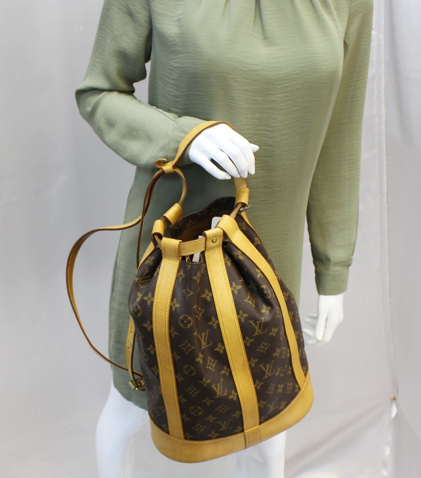 Louis Randonnee Pm Backpack Shoulder Bag Monogram