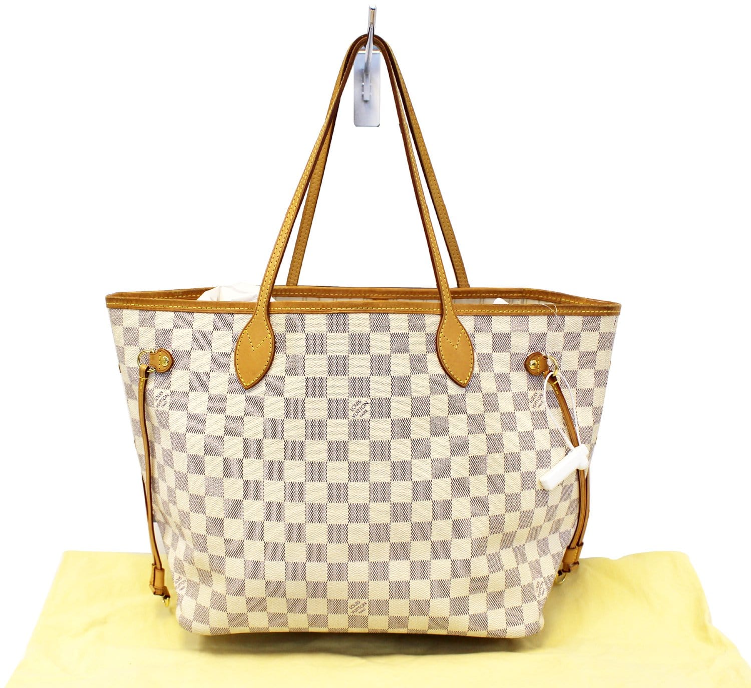 Louis Damier Azur Neverfull Mm Tote Bag Shoulder Bag