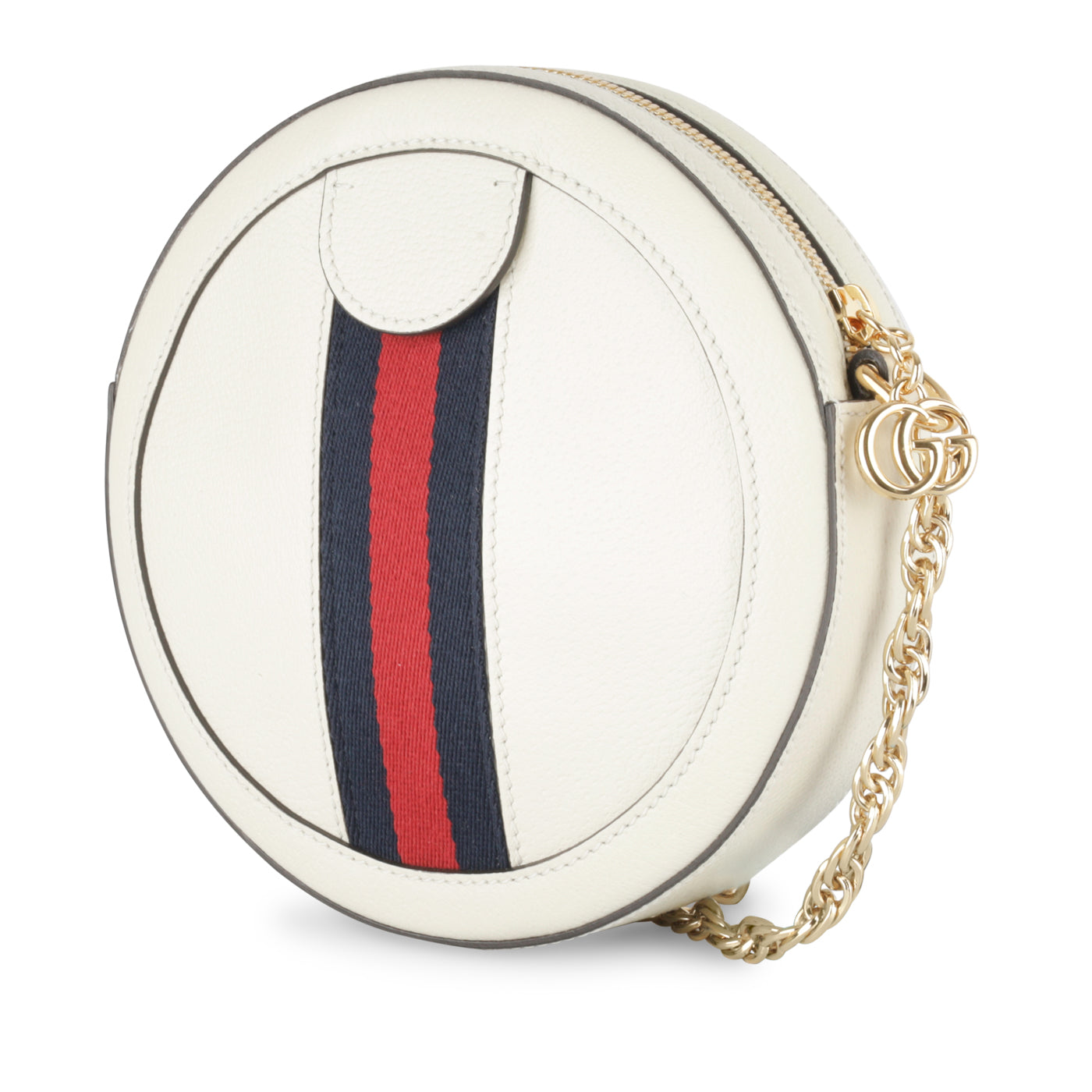 Gucci Round Ophidia Off Crossbody Bag White Mini