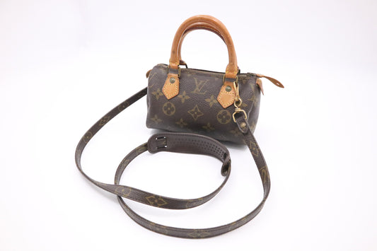 Louis Vuitton Speedy Monogram Canvas Mini Bag Canvas 2
