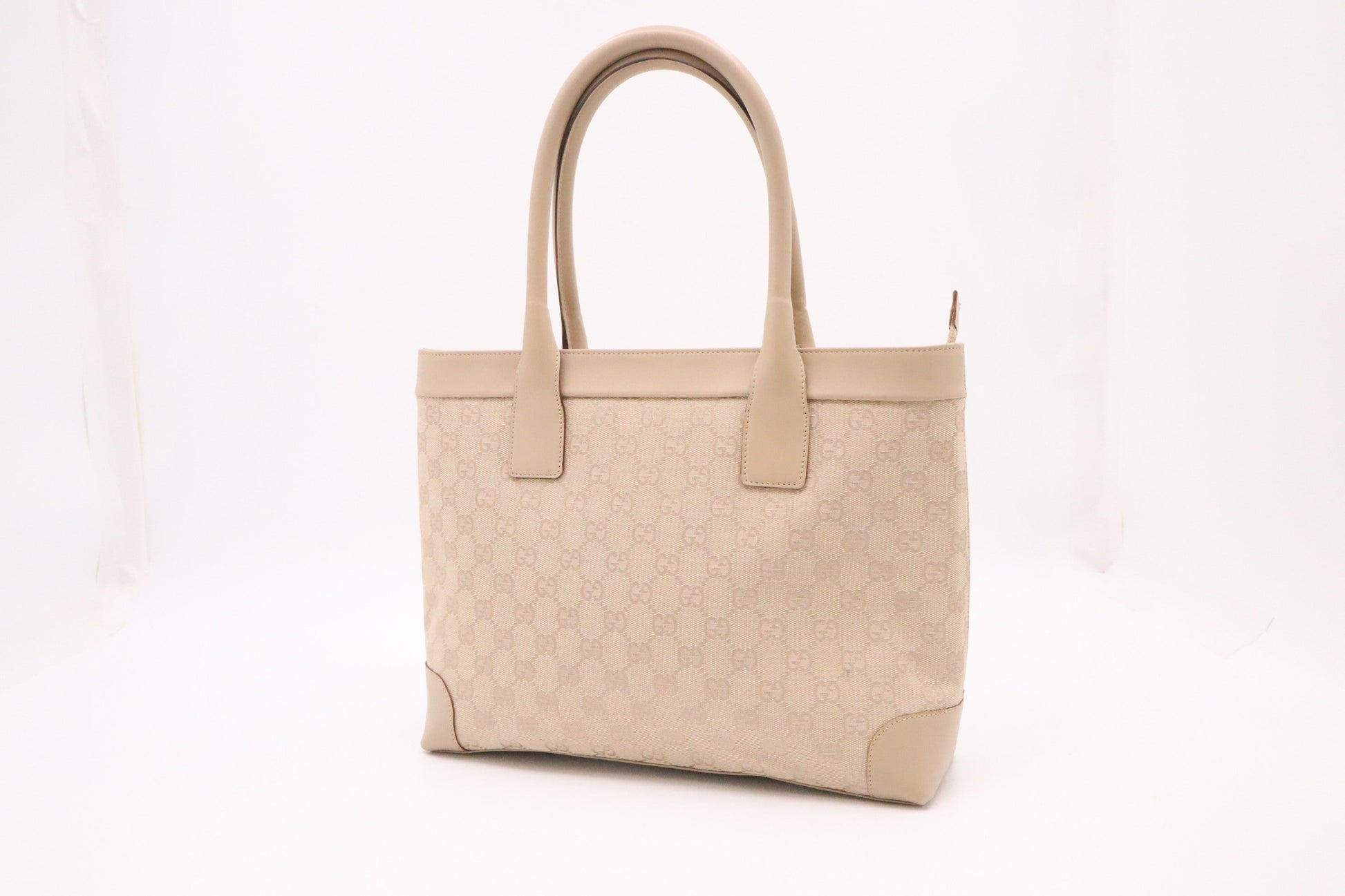 Gucci GG Canvas Beige Shoulder Bag Canvas 1