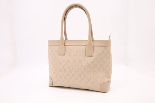 Gucci GG Canvas Beige Shoulder Bag Canvas 1