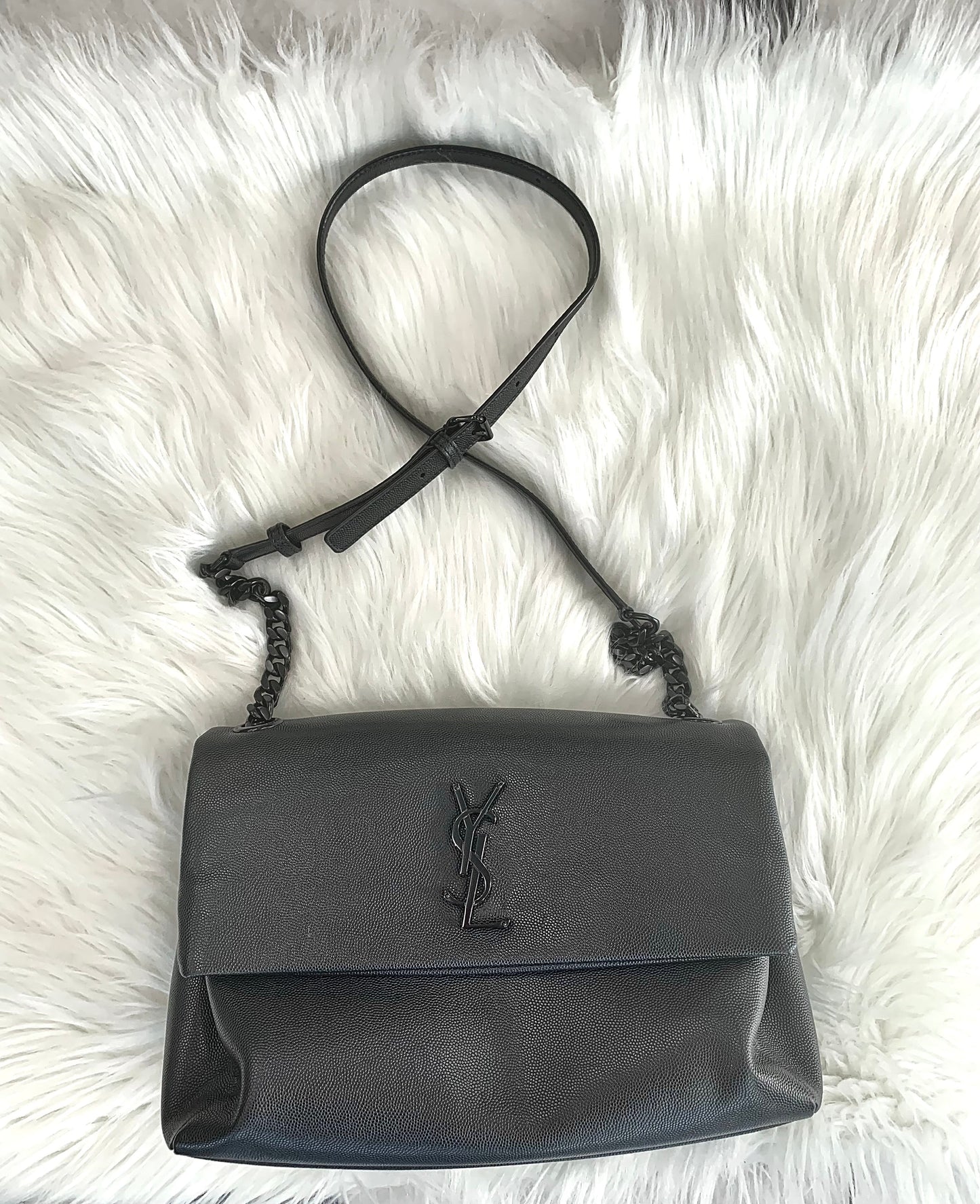 YSL Saint Laurent Yves West Bag Travel Bag