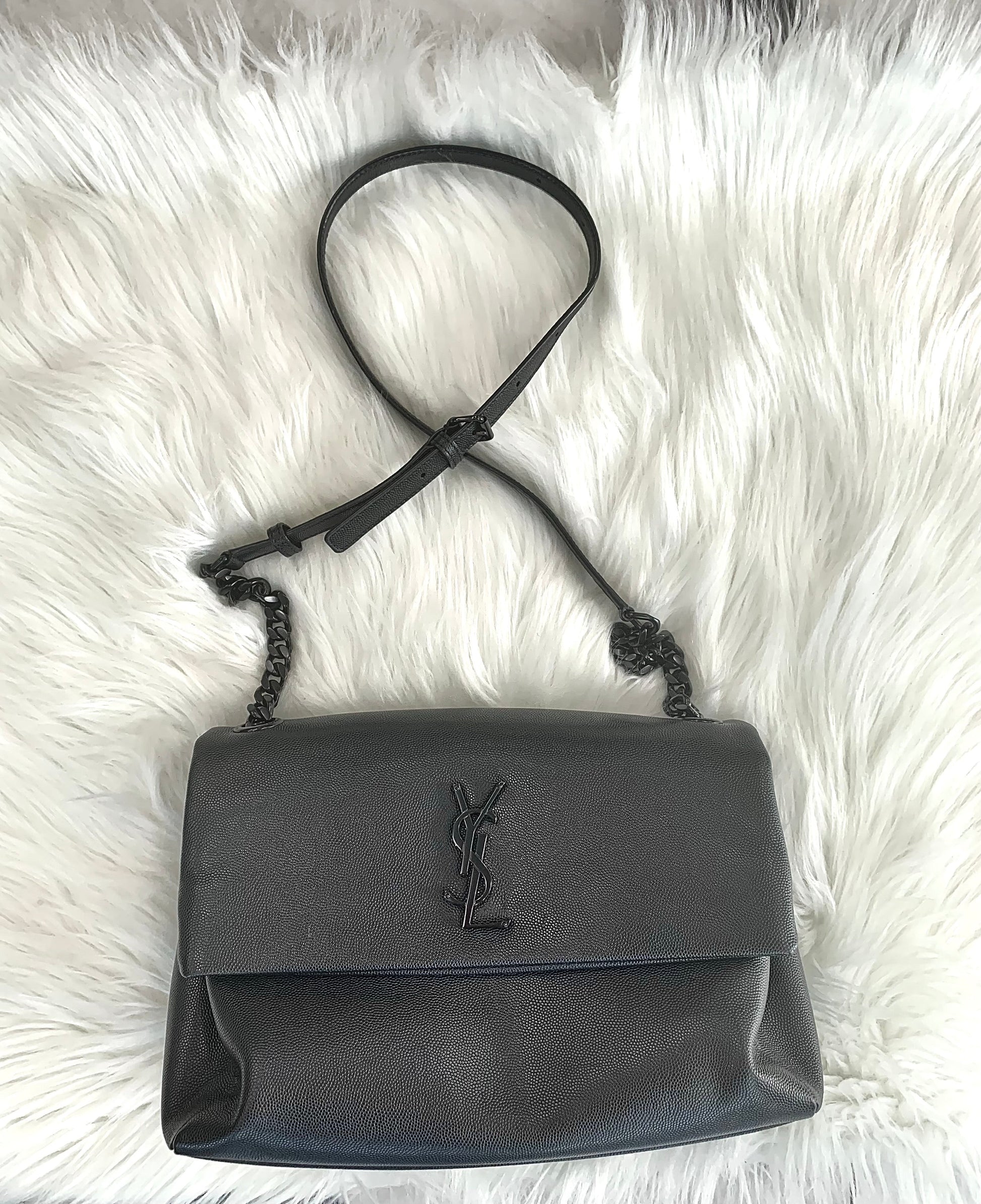 YSL Saint Laurent Yves West Bag Travel Bag