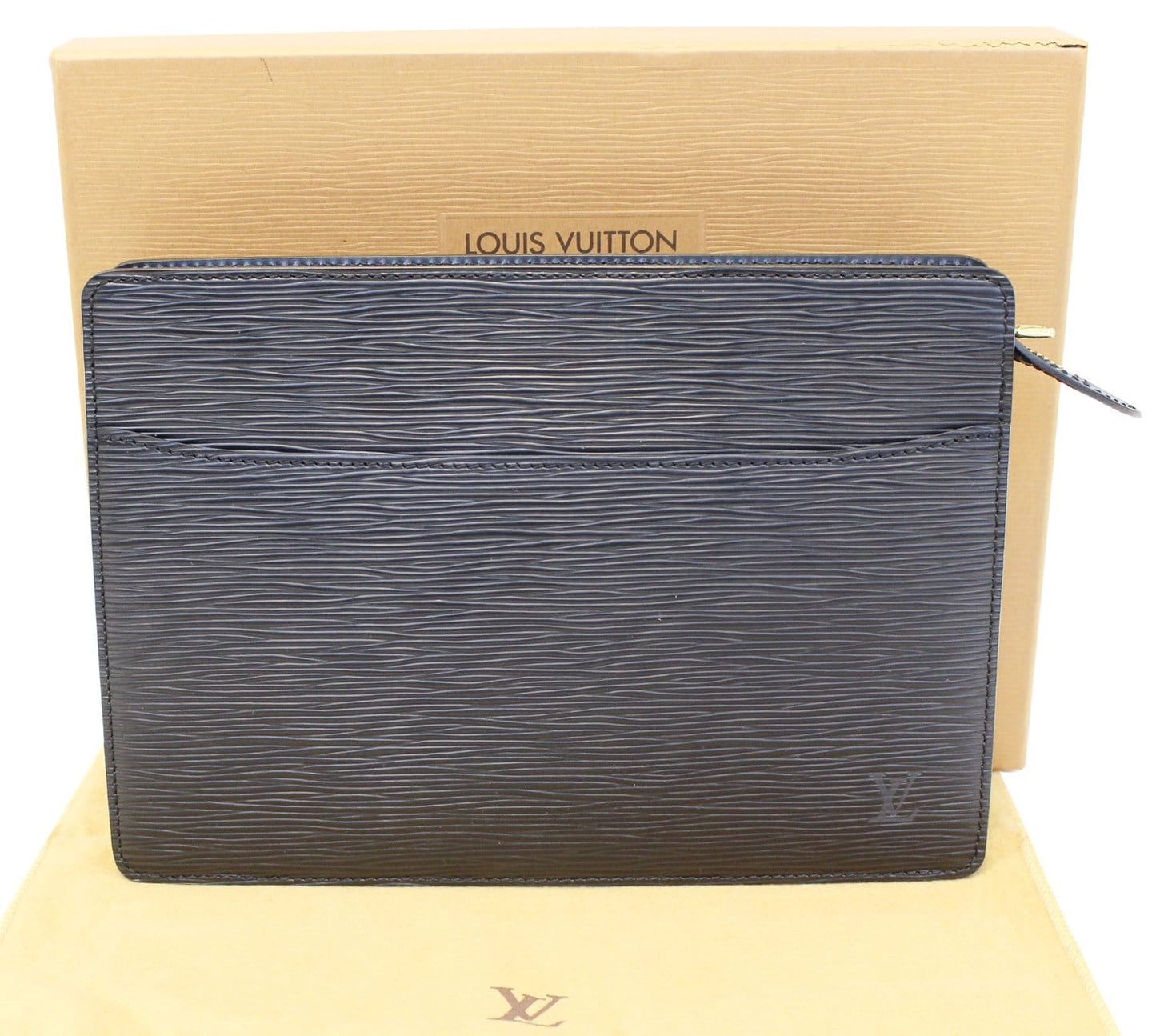 Louis Epi Pochette Homme Clutch Leather Clutch Bag