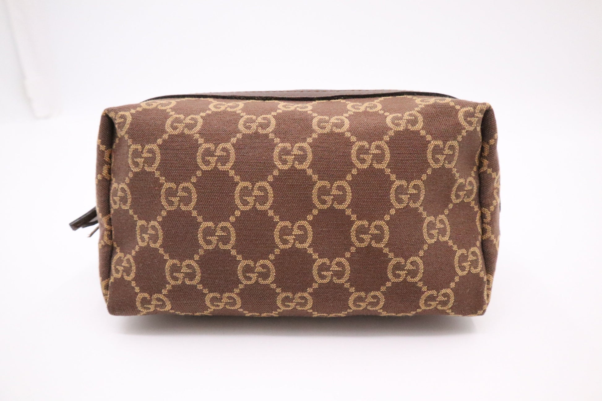 Gucci Pouch GG Canvas Brown Handbag
