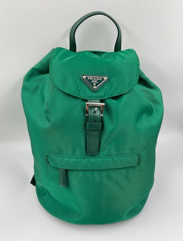 Prada Backpack Nylon Green Nylon Green Backpack