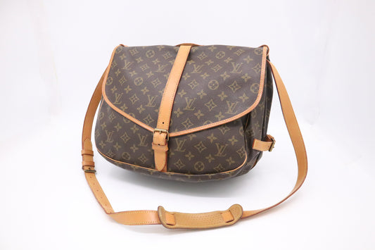 Louis Vuitton Saumur 35 Monogram Canvas Handbag
