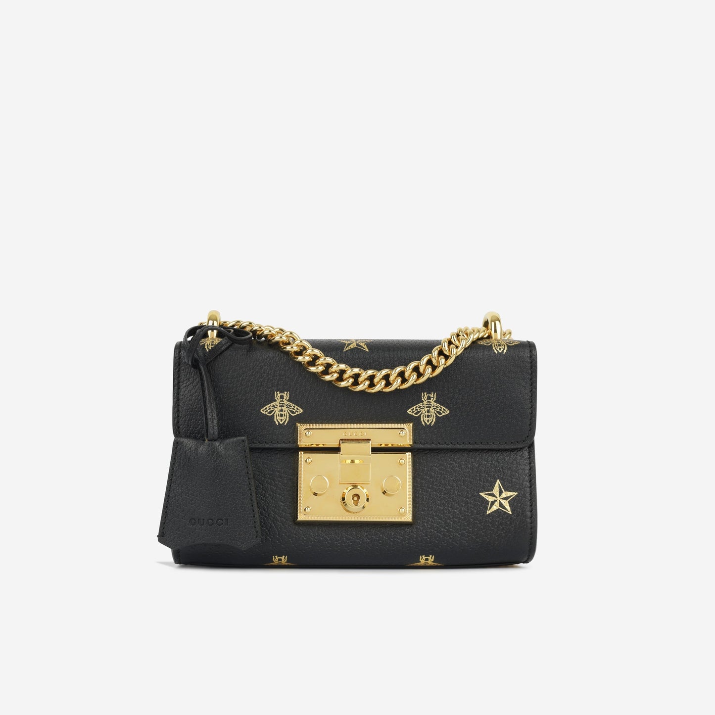 Gucci Padlock Bee Star Shoulder Bag Small Crossbody Bag