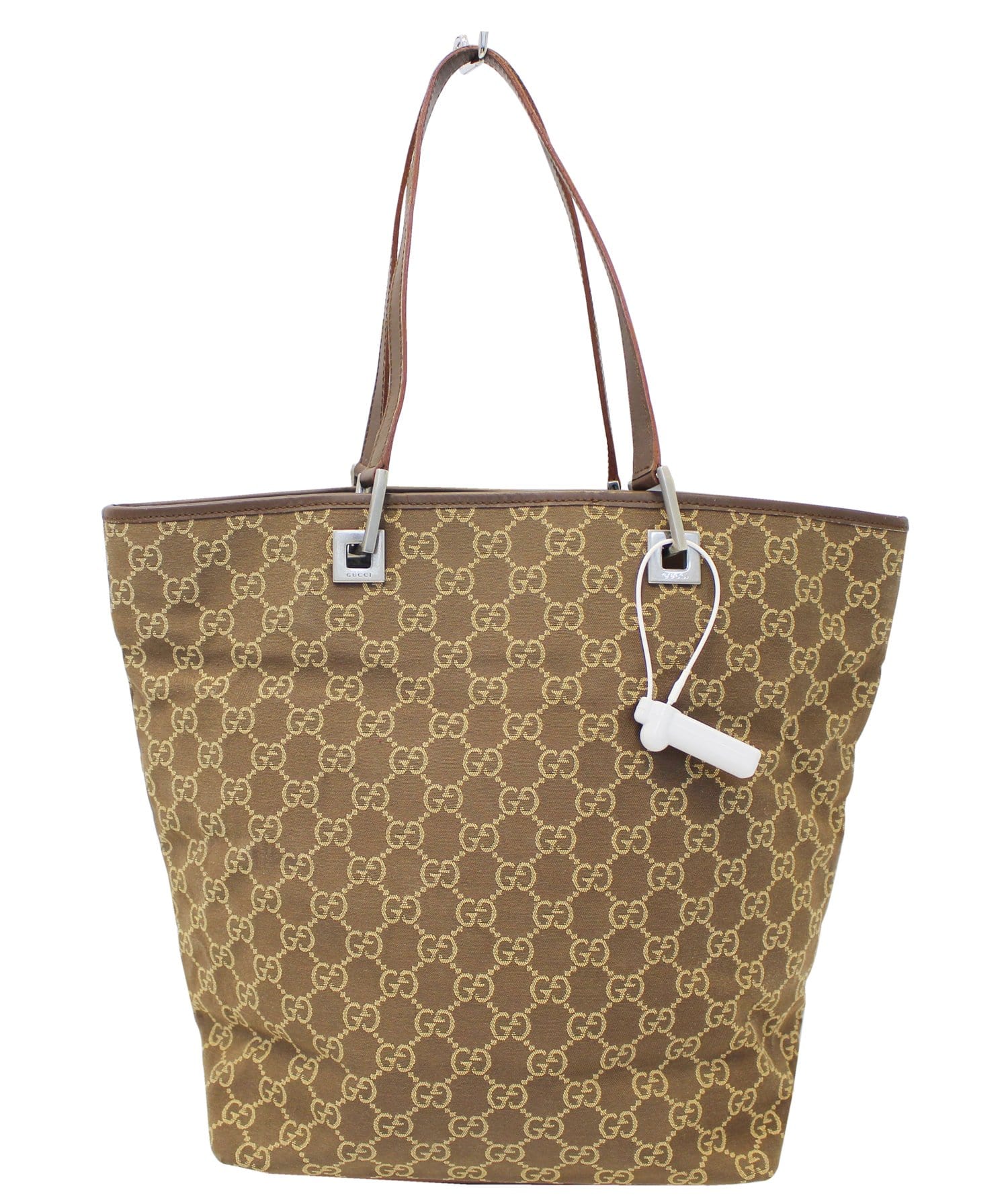 Gucci Beige Tote Bag Canvas Monogram