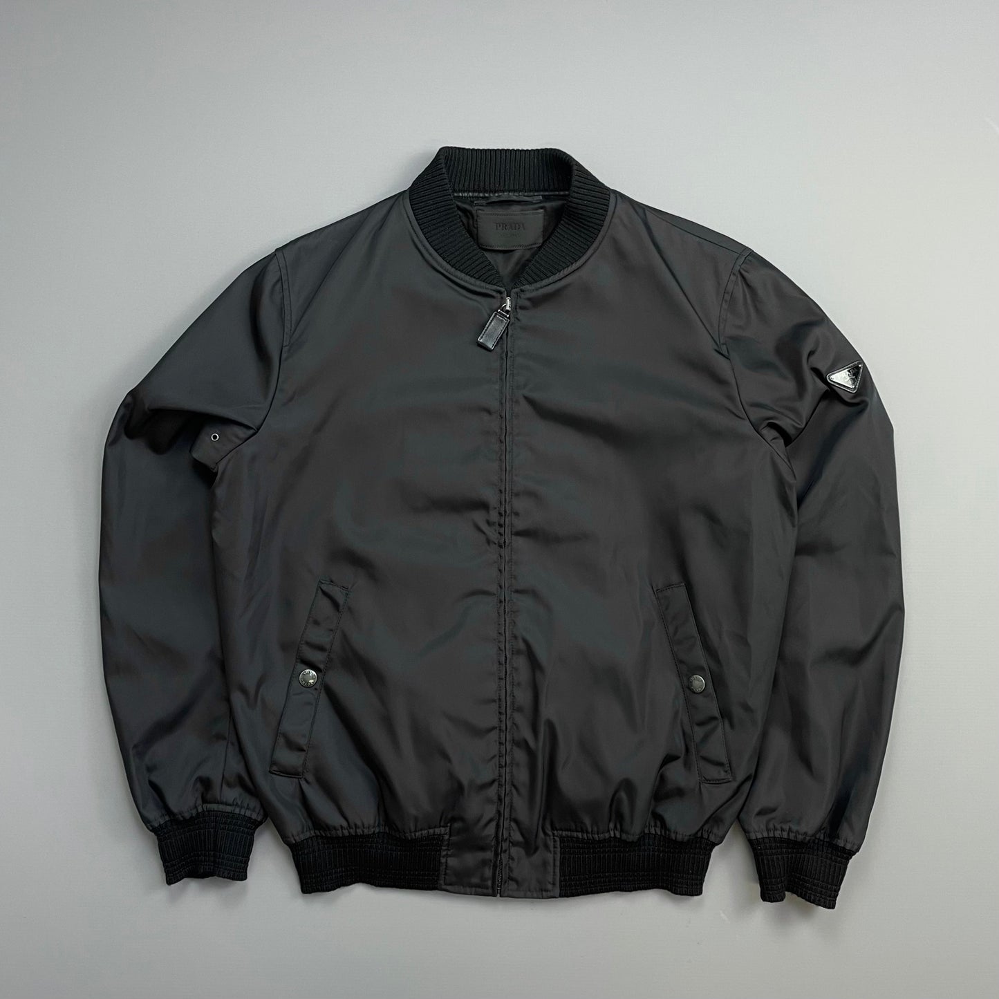 Prada Handbag Mainline & Wool Plue Bomber Jacket Nylon