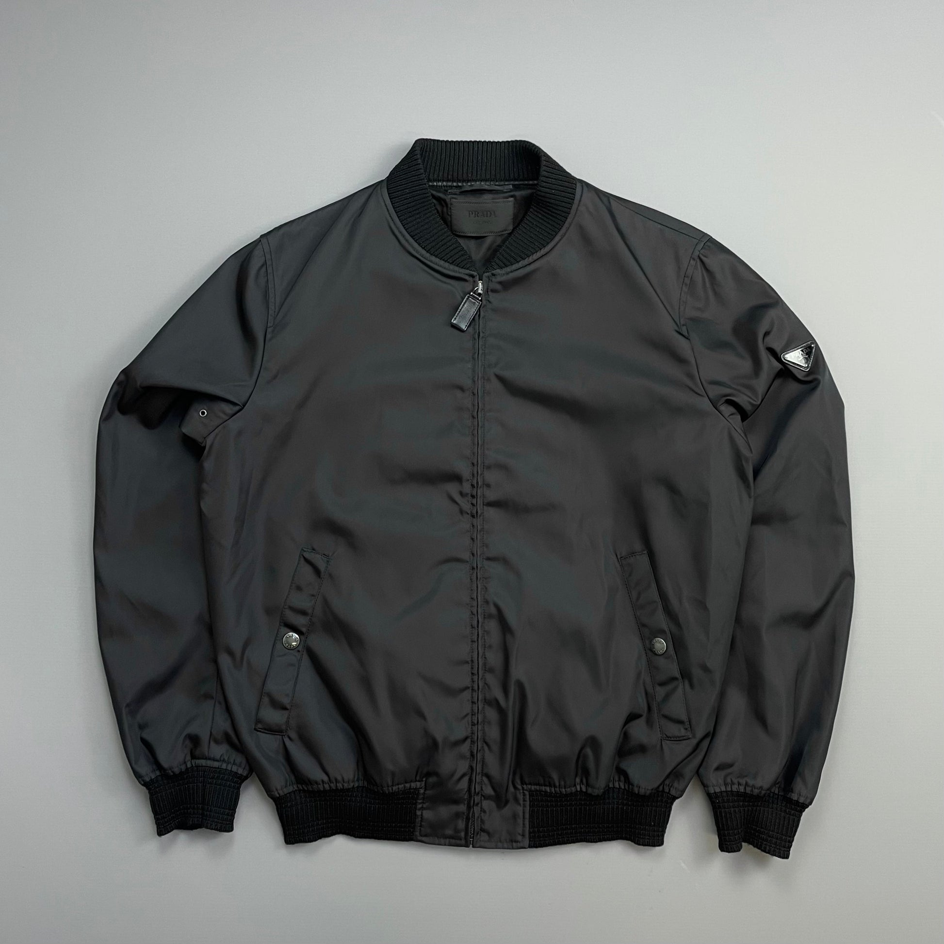 Prada Handbag Mainline & Wool Plue Bomber Jacket Nylon