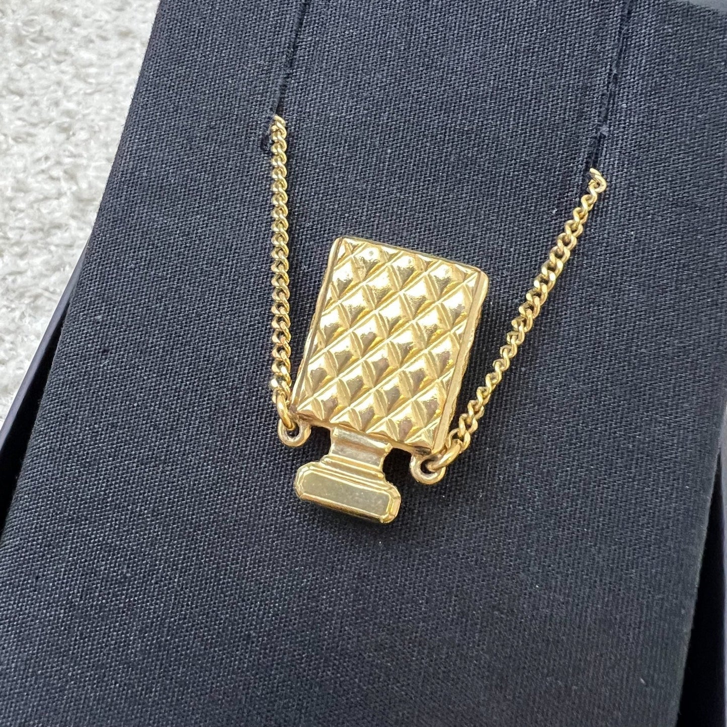 Perfume Bottle Necklace in AGHW Signature