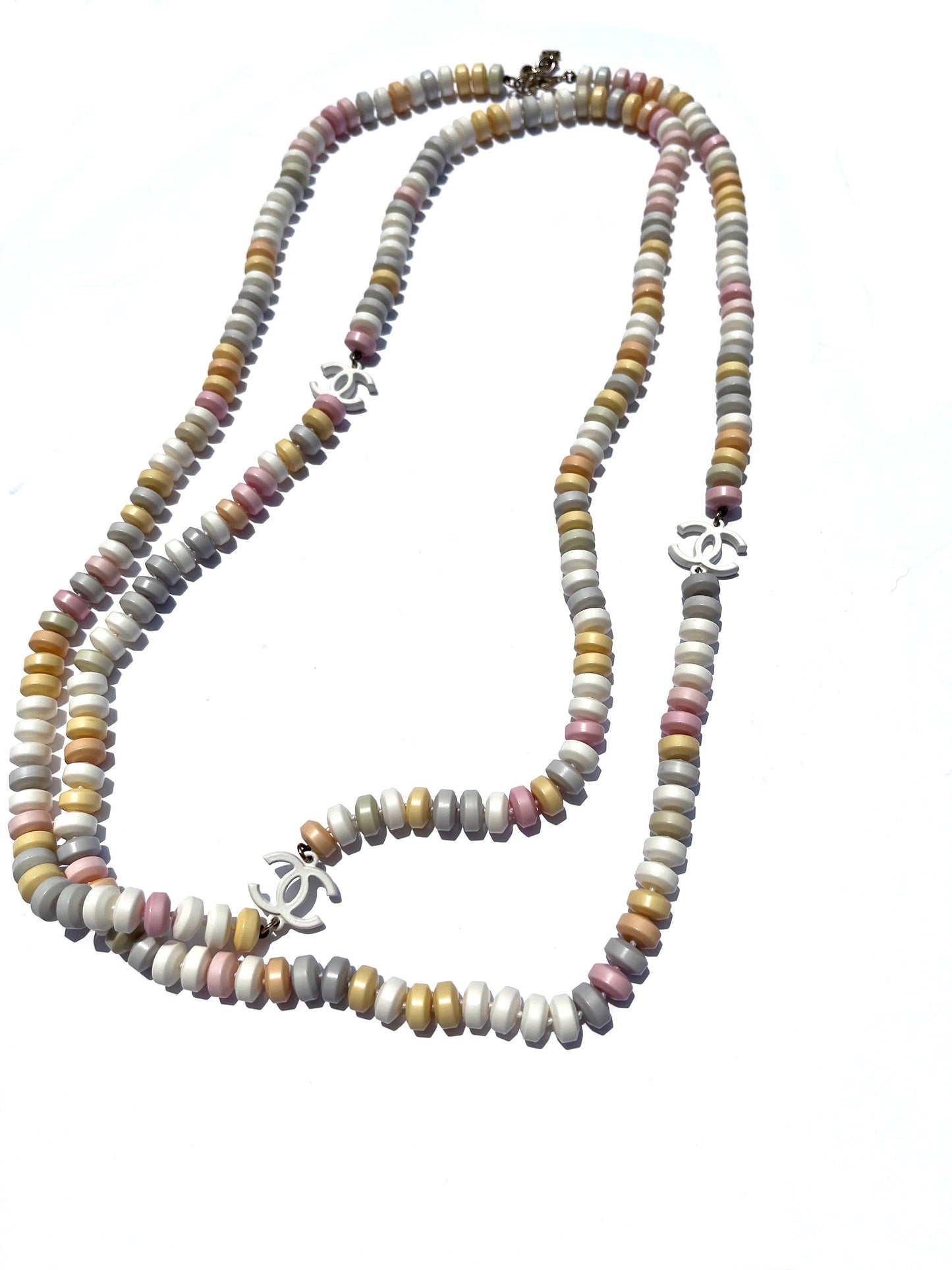 Chanel 2014 Supermarket Candy Sweetie CC Station Long Necklace
