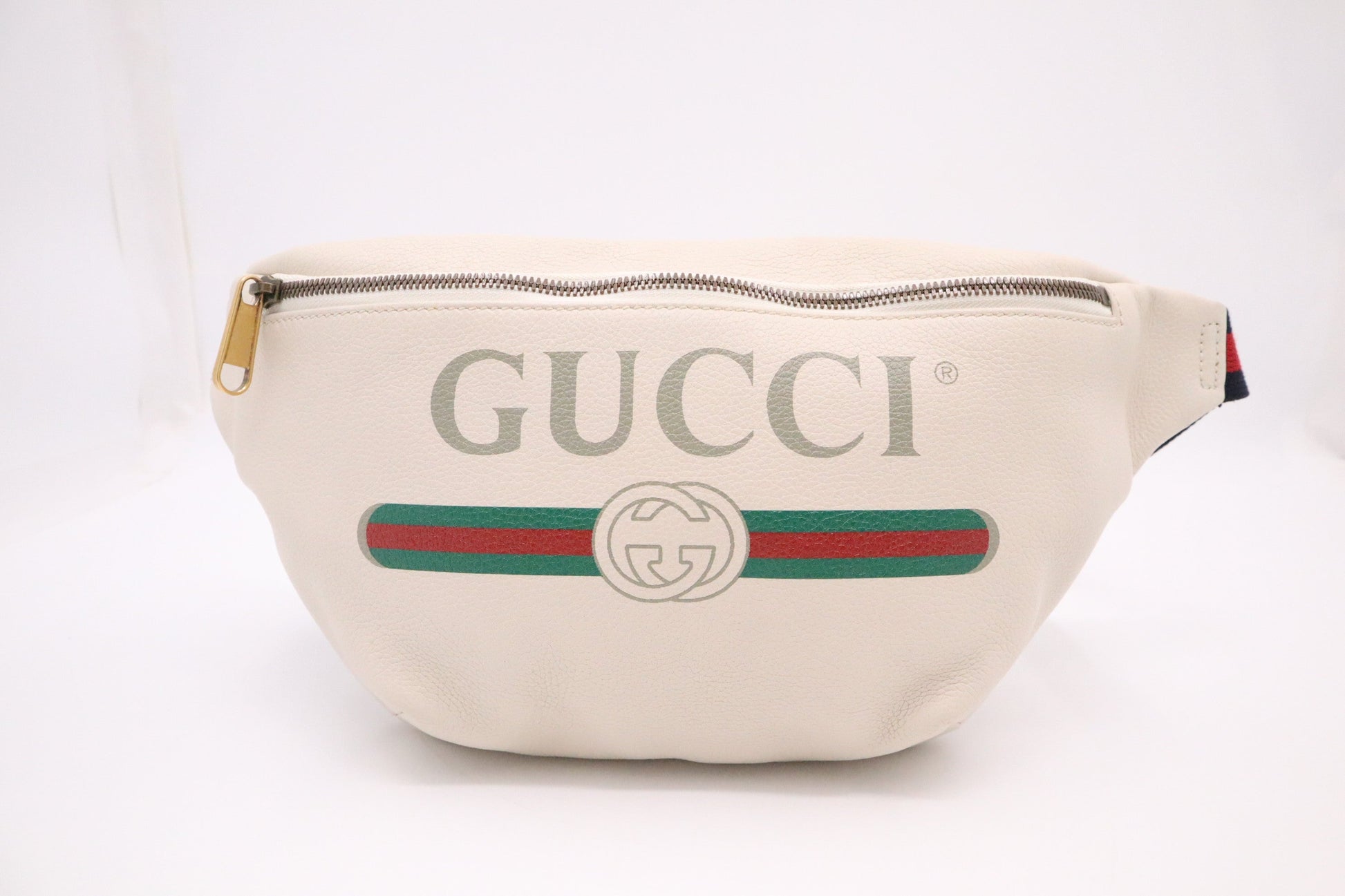 Gucci Waist Leather White Handbag