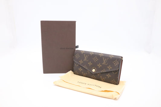 Louis Vuitton Sarah Monogram Canvas Wallet Case