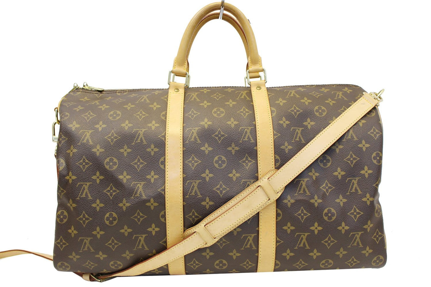 Louis Travel Bag Keepall Bandouliere Monogram Shoulder Bag