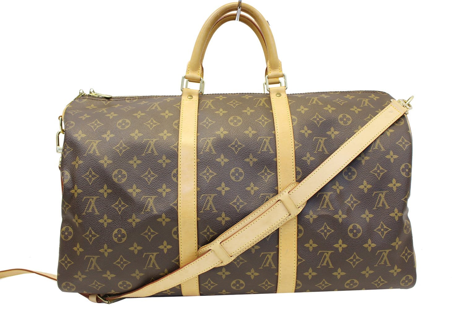 Louis Travel Bag Keepall Bandouliere Monogram Shoulder Bag