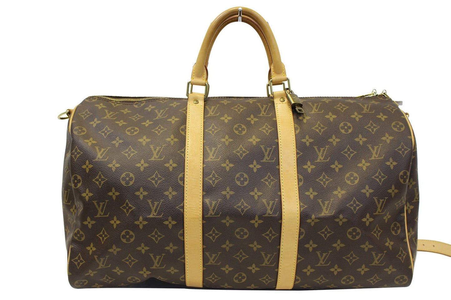 Louis Travel Bag Keepall Bandouliere Monogram Shoulder Bag