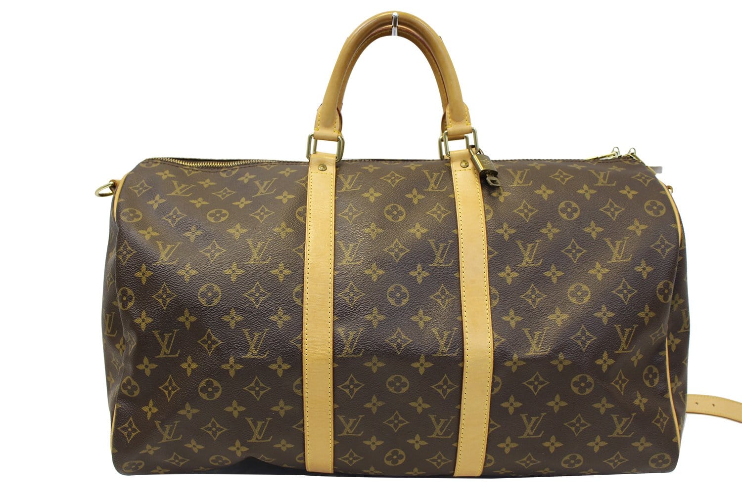 Louis Travel Bag Keepall Bandouliere Monogram Shoulder Bag