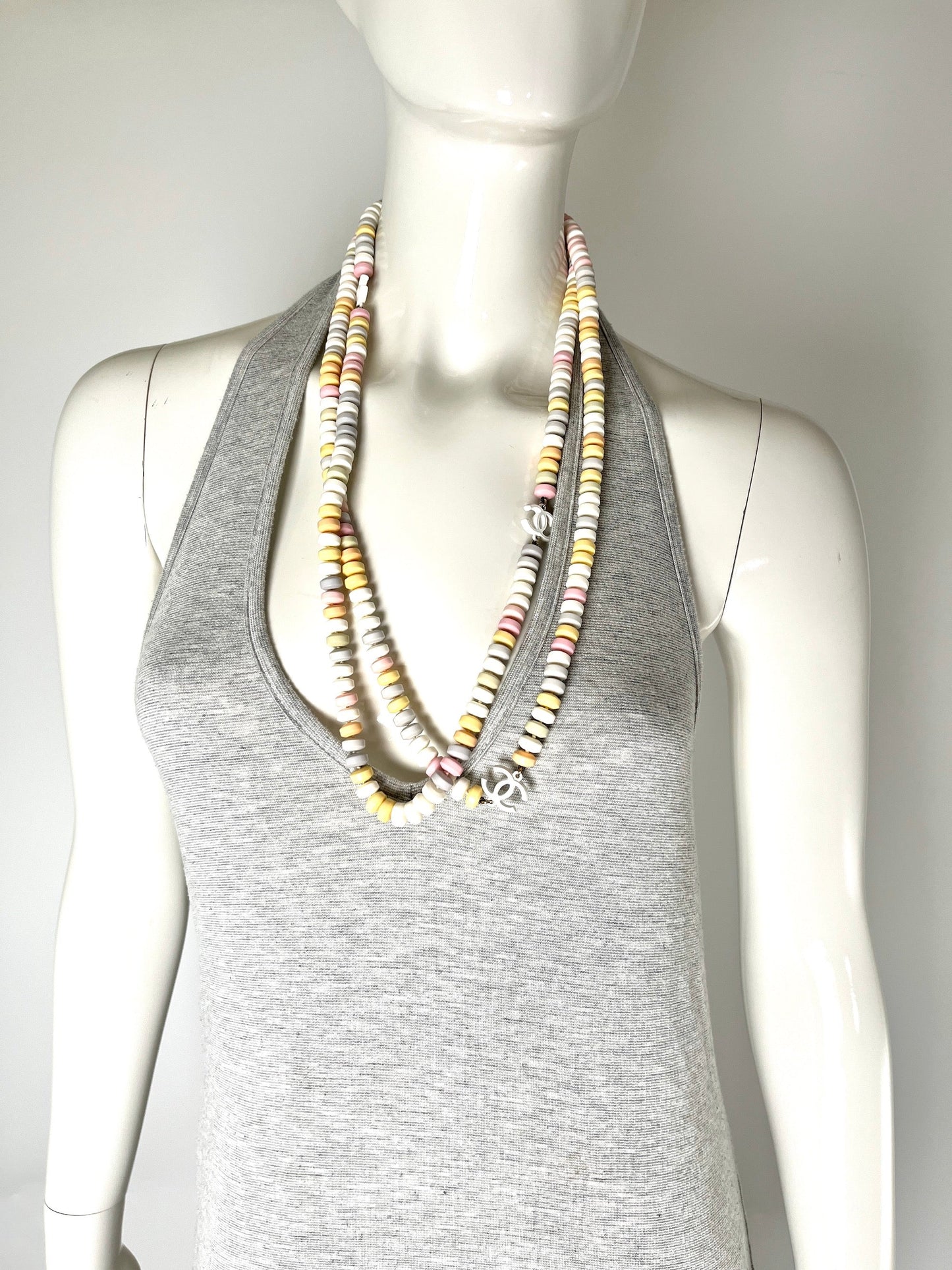 Chanel 2014 Supermarket Candy Sweetie CC Station Long Necklace
