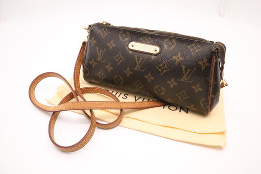 Louis Vuitton Eva Monogram Canvas Clutch Bag